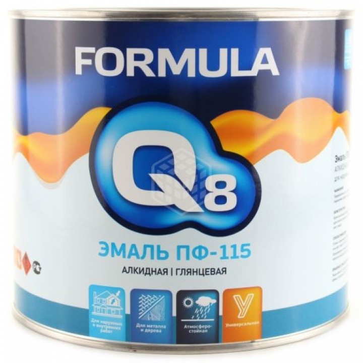 Эмаль Formula Q8 ПФ-115, голубая, 1,9 кг
