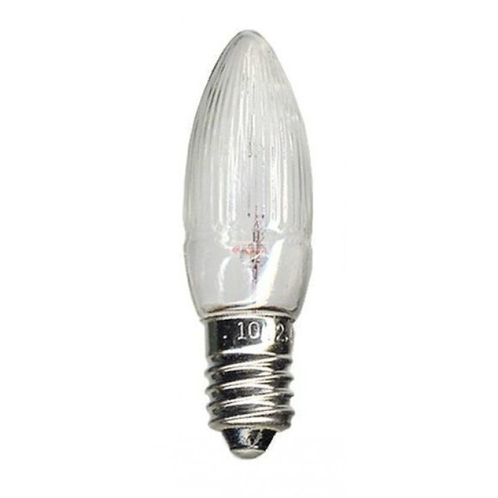 Лампа накаливания с цоколем E10 и мощностью 10W